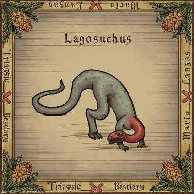 El bestiario triásico de Mario Lanzas