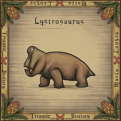 El bestiario triásico de Mario Lanzas