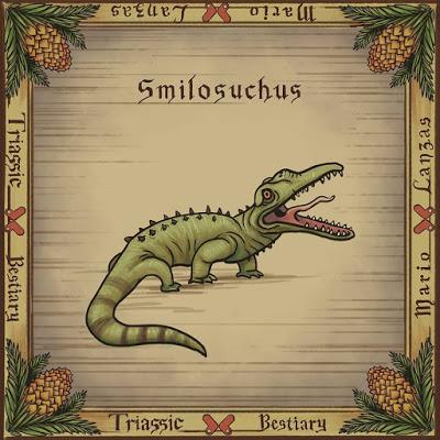 El bestiario triásico de Mario Lanzas