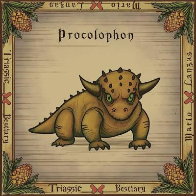 El bestiario triásico de Mario Lanzas