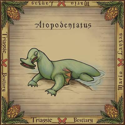 El bestiario triásico de Mario Lanzas