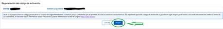 Cómo regenerar el código de activación de Cl@ve permanente