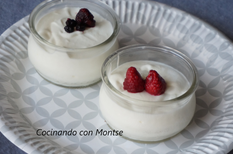 Mousse de yogur Mousse de yogur