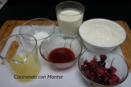 Mousse de yogur Mousse de yogur