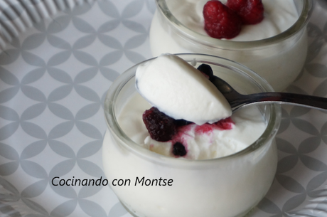 Mousse de yogur Mousse de yogur