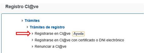 Como registrarse en Cl@ve a través de Internet sin certificado electrónico Como registrarse en Cl@ve a través de Internet sin certificado electrónico