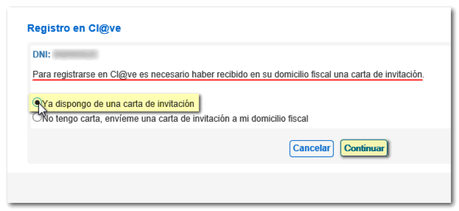 Como registrarse en Cl@ve a través de Internet sin certificado electrónico Como registrarse en Cl@ve a través de Internet sin certificado electrónico