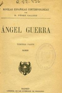 Galdós, «Ángel Guerra» y una epidemia de cólera Galdós, «Ángel Guerra» y una epidemia de cólera
