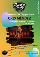 Concierto de Cris Méndez en la Sala Siroco este miércoles