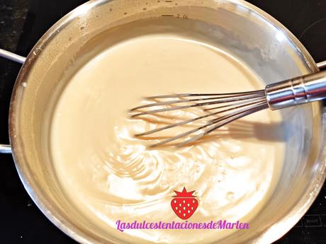 Tarta de Chocolate Blanco y Galletas