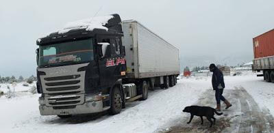 La nieve y la pandemia complican el tránsito por las rutas nacionales