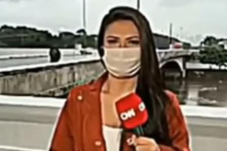 #Brasil: Atracaron a reportera de CNN a punta de cuchillo en vivo y en directo (VIDEO)
