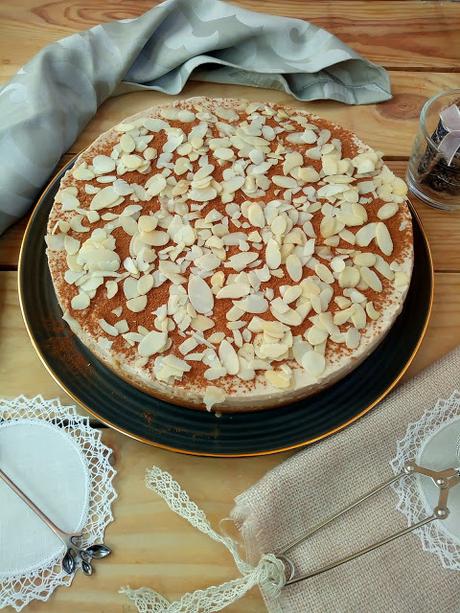 Tarta de horchata sin horno en Monsieur Cuisine o Thermomix. Receta de verano, postre, merienda, pastel fácil, rico, sin horno, fresquito. Cuca Tarta de horchata sin horno en Monsieur Cuisine o Thermomix. Receta de verano, postre, merienda, pastel fácil, rico, sin horno, fresquito. Cuca