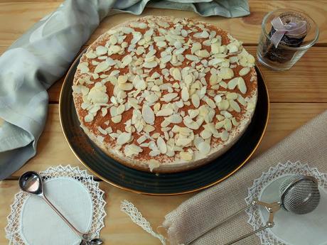 Tarta de horchata sin horno en Monsieur Cuisine o Thermomix. Receta de verano, postre, merienda, pastel fácil, rico, sin horno, fresquito. Cuca Tarta de horchata sin horno en Monsieur Cuisine o Thermomix. Receta de verano, postre, merienda, pastel fácil, rico, sin horno, fresquito. Cuca