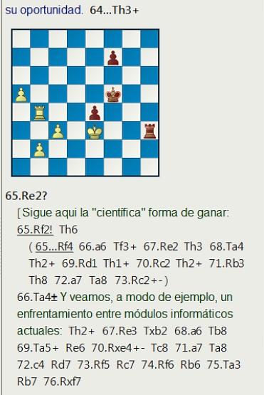 Las tablas de Blas Rodríguez ante el Campeón de España de 1964, el MI Antonio Medina