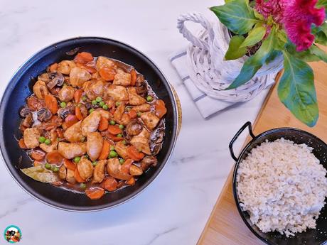 Pechugas de pollo en salsa teriyaki