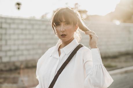 VESTIDO CAMISERO PLISADO DE ZARA rebajas de zara