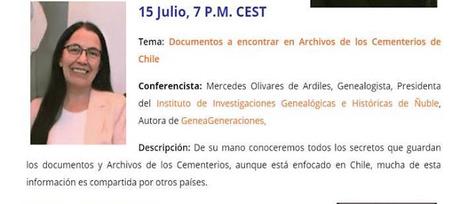 Encuentros virtuales MyHeritage julio y agosto 2020