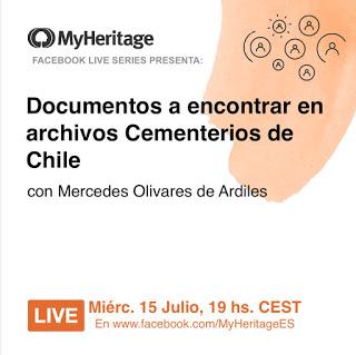 Encuentros virtuales MyHeritage julio y agosto 2020