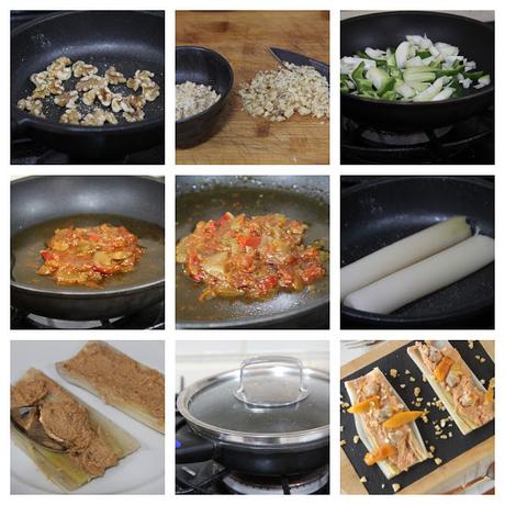 puerros de sahagun con salsa de verduras pasos puerros de sahagun con salsa de verduras pasos