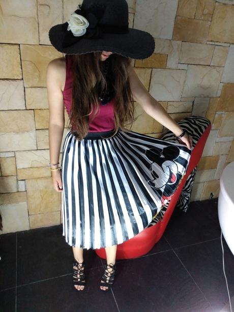 Falda Plisada Mickey Mouse