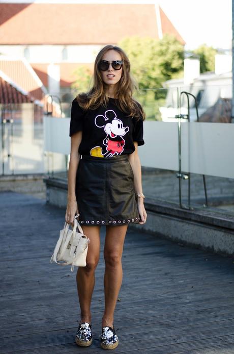 Falda Plisada Mickey Mouse