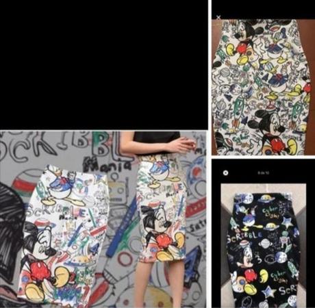 Falda Plisada Mickey Mouse