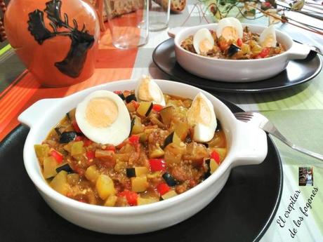 BERENJENAS RELLENAS DE JAMÓN SERRANO Y QUESO ARZÚA ULLOA