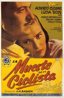 MUERTE DE UN CICLISTA (España, Italia; 1955) Drama, Intriga