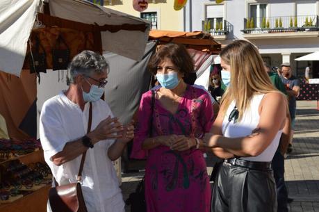 El mercado templario de Ponferrada ya recibe a sus visitantes con medidas sanitarias para los visitantes