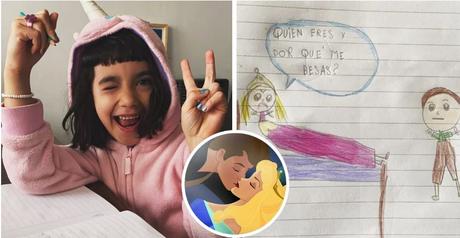 Niña cambia el final de ‘La bella durmiente’ y es aplaudida por su increíble crítica