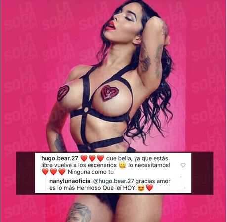 Nany Luna confirmó su ruptura con Vanessa Senior (@Vanessasenior) con este comentario