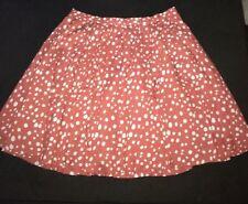 Falda Roja Con Lunares Blancos