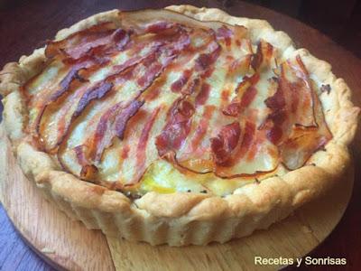 QUICHE DE PUERROS Y BEICON