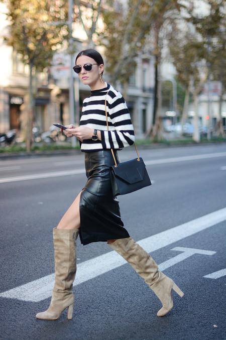 Combinar Falda De Tubo Con Jersey