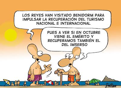 “Borbón Tour 2020”, con y sin mascarillas.