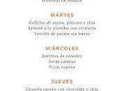 Menú Semanal.4 Leche Huevo