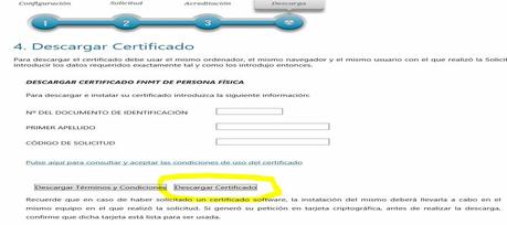 Cómo solicitar el Certificado Digital paso a paso