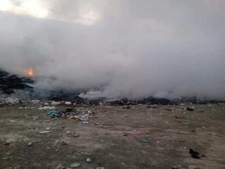 Se registra incendio en el basurero de Ciudad Valles