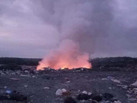 Se registra incendio en el basurero de Ciudad Valles