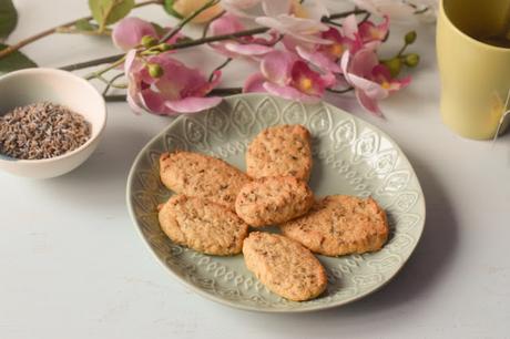 Galletas Veganas de Lavanda Galletas Veganas de Lavanda