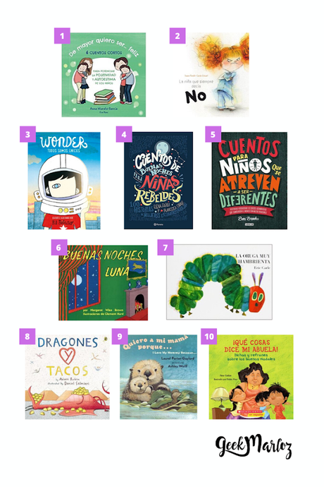Top 10: Libros para niños (5 - 7 años) para regalar el Día del Niño