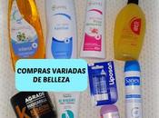 Compras variadas belleza higiene