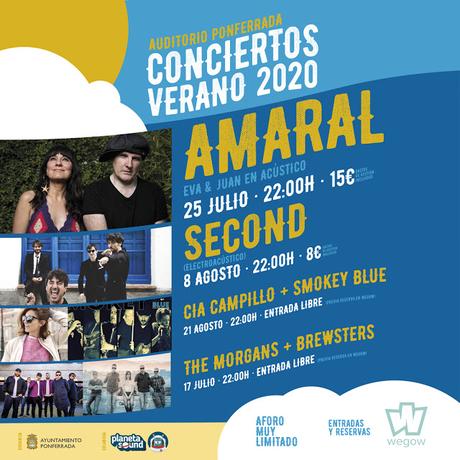 Amaral y Second encabezan el ciclo de conciertos del Planeta Sound en Ponferrada