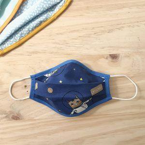 Mascarilla reutilizable estampada para niños y niñas