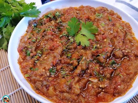 Berenjenas a la marroquí con papas y huevo Berenjenas a la marroquí con papas y huevo