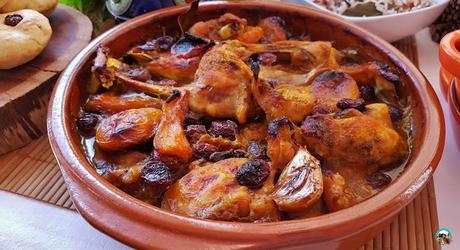 Berenjenas a la marroquí con papas y huevo Berenjenas a la marroquí con papas y huevo