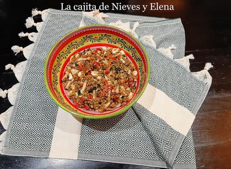 Tabulé de lentejas Tabulé de lentejas