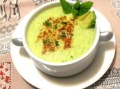 Crema pepino aguacate
