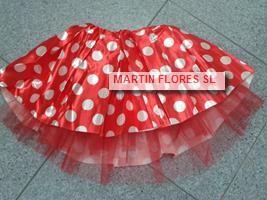 Falda Roja Lunares